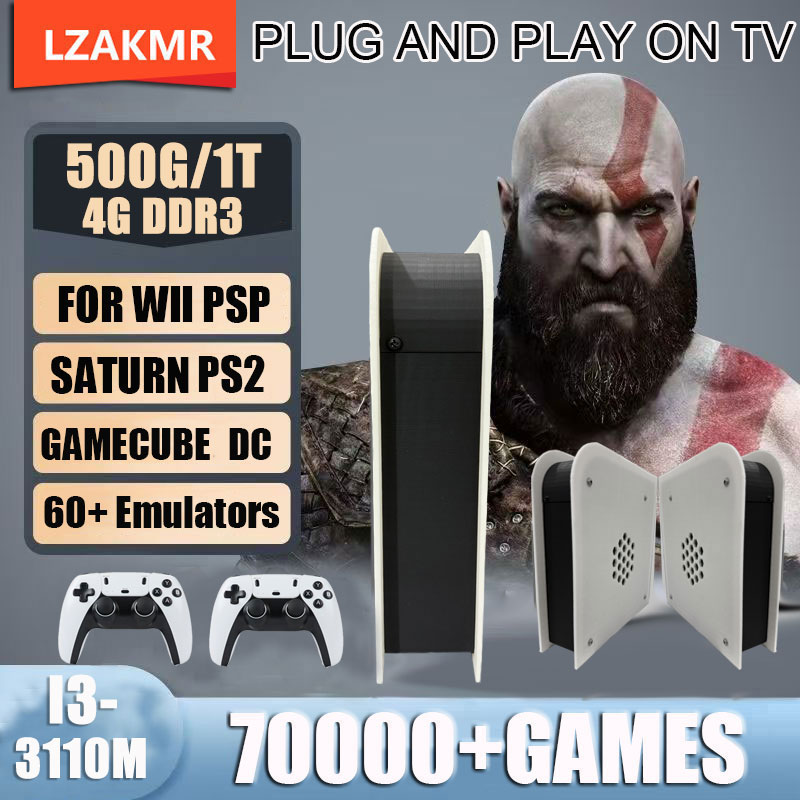 Gaming Console Ps3 - คอนโซลเกมไร้สาย 8G RAM Retro พร้อมหน่วยความจำ 2T