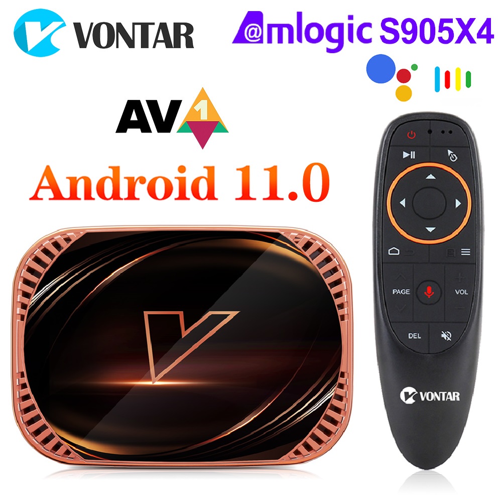 Gaming Console Tv Stand - กล่องทีวีอัจฉริยะ VONTAR X4 Amlogic S905X4 ระบบ