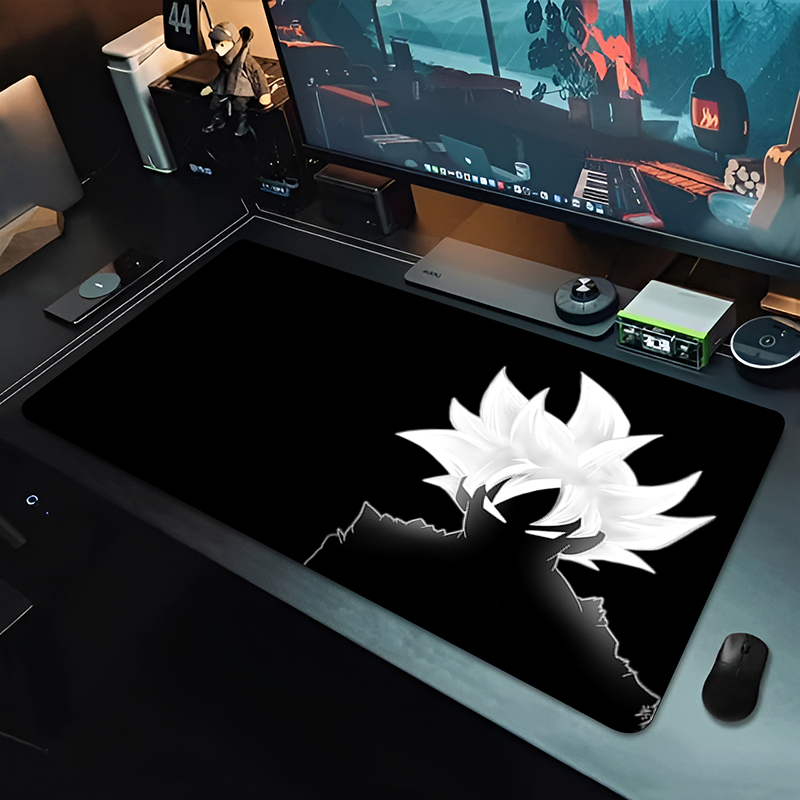 Pad Gaming Console - แผ่นรองเมาส์อนิเมะ DBZ สีดำ ลายดราก้อนบอล ขนาดใหญ่ สำหรับคอมพิวเตอร์