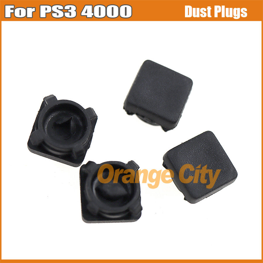 Gaming Console Ps3 - 1 ชุดสำหรับ PS3 สลิม 4000 พลาสติกสีดำแผ่นกันฝุ่นสกรูรูปลอกฝุ่นเท้าแผ่นปุ่มเกมคอนโซล