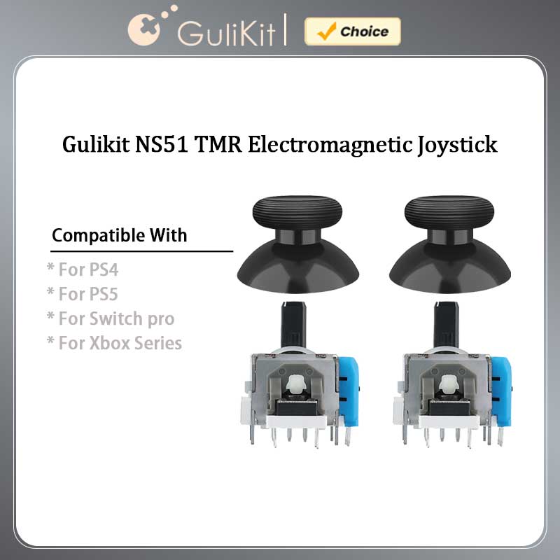 Gaming Console And Tv - จอยสติ๊ก GuliKit NS51 TMR พร้อมฝาครอบจอยสติ๊ก อุปกรณ์เสริมสำหรับ