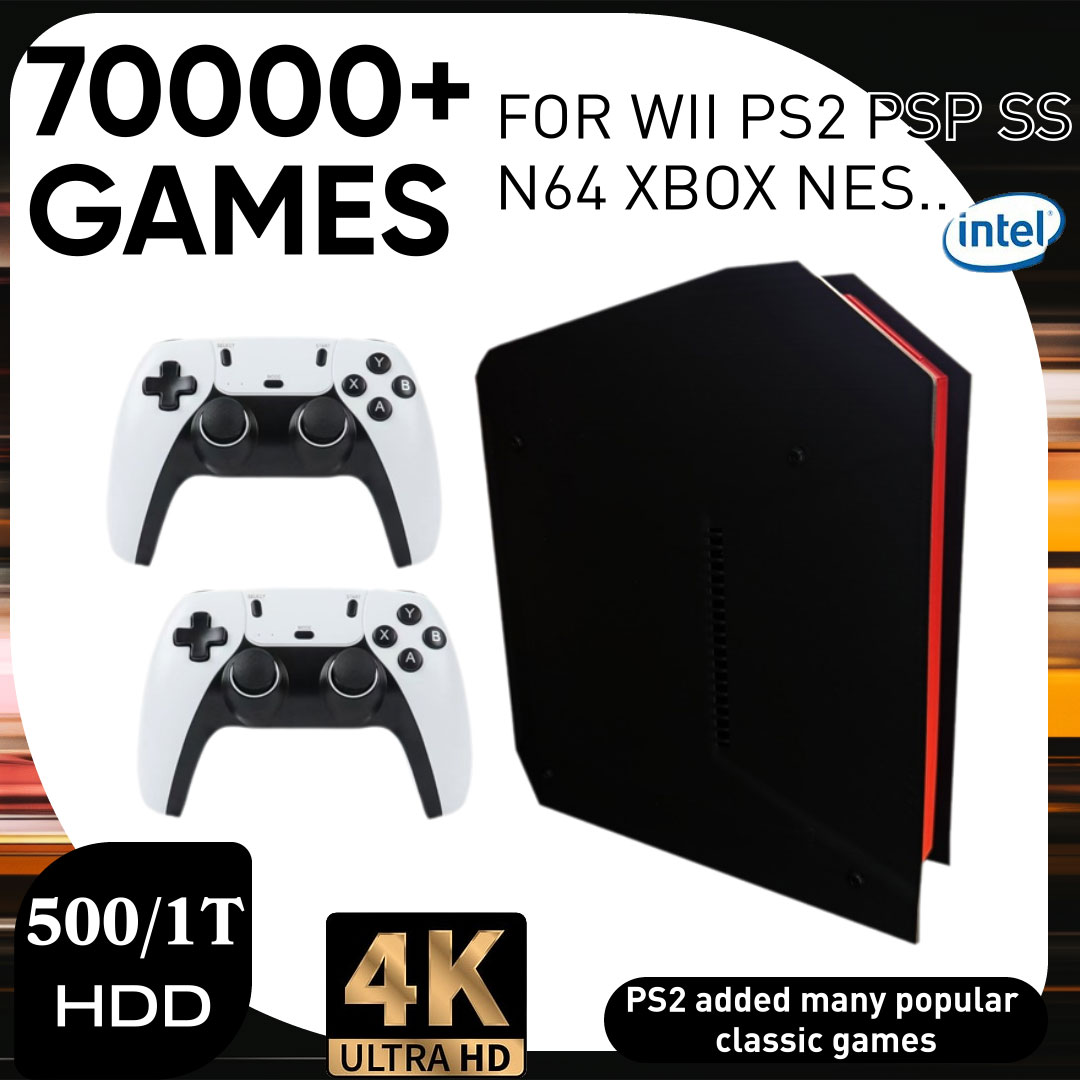 Gaming Console For 10 Year Old - เครื่องเล่นเกมย้อนยุค X4 พร้อมระบบคู่ 1TB และ CPU