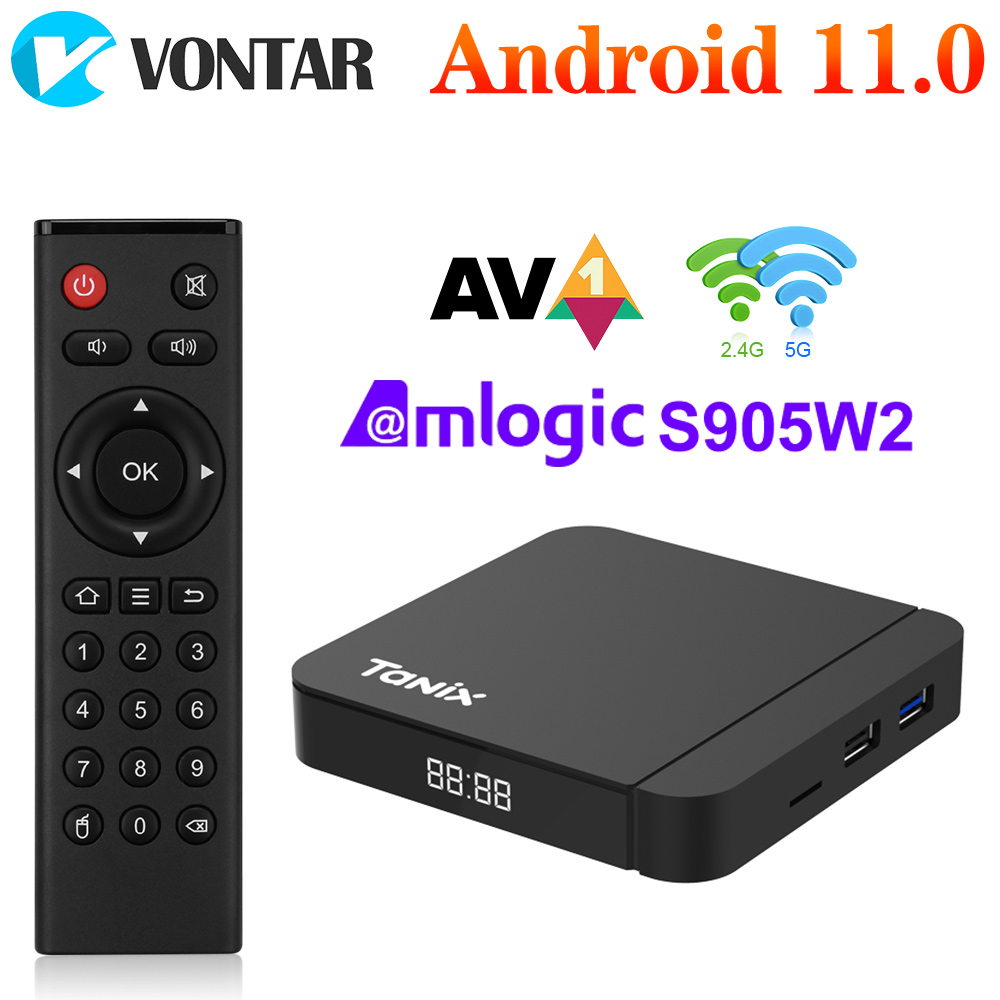 Gaming Console Tv Stand - กล่องทีวีอัจฉริยะ Tanix W2 ระบบ Android 11