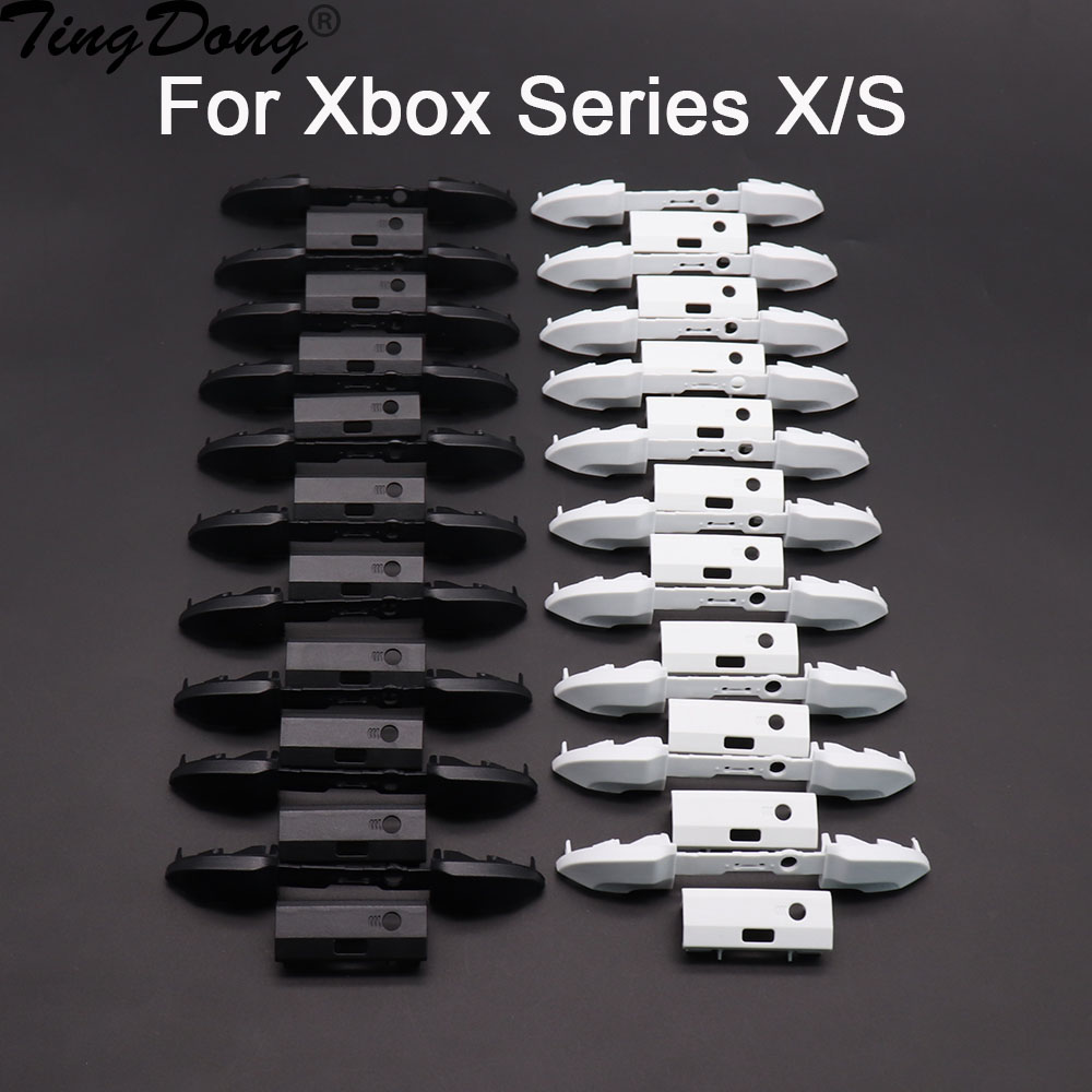 Microsoft Console Xbox Series X - ชุดปุ่มกันชนสีดำขาว RB LB จำนวน 10 ชุด