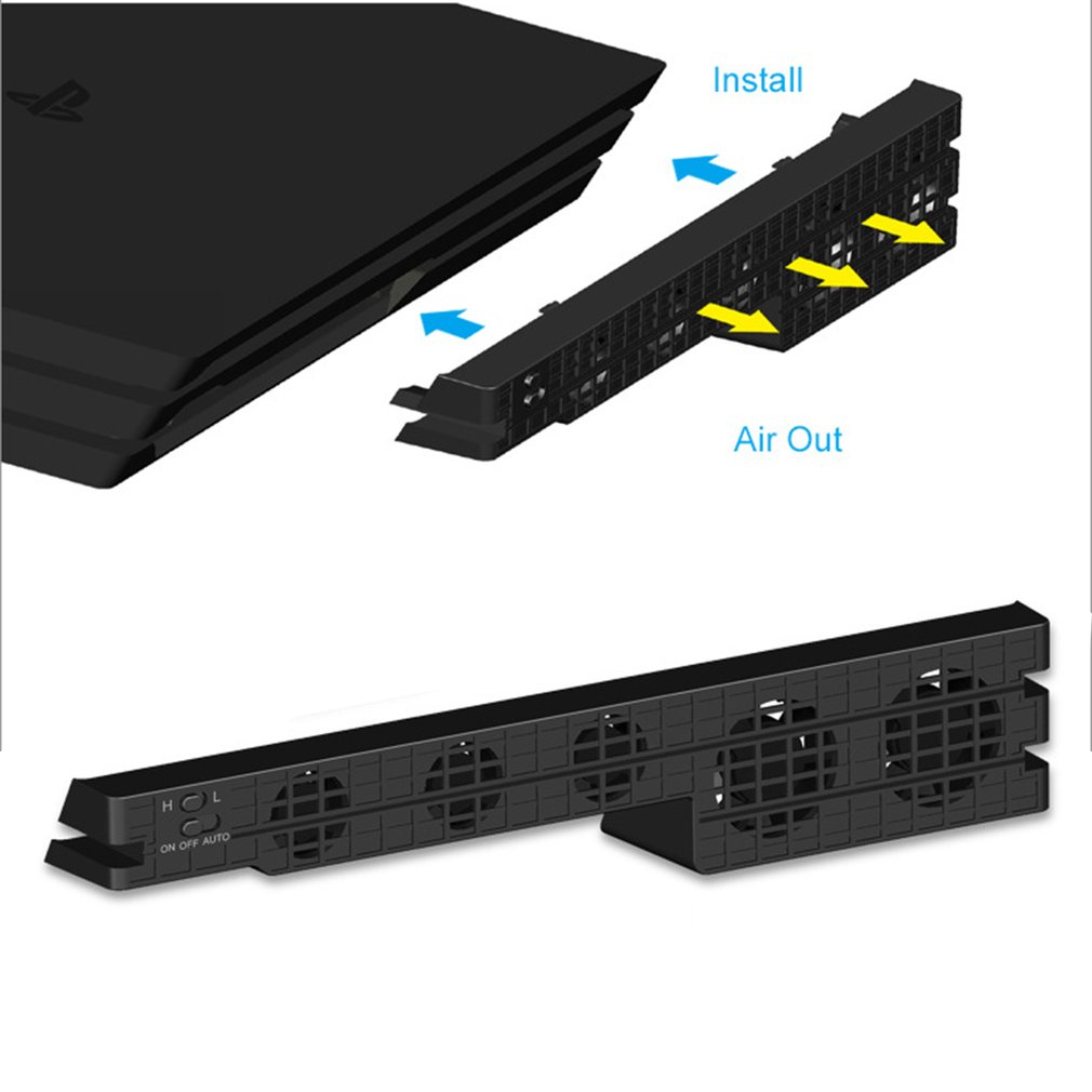 ขาตั้งพัดลมฐานสําหรับ Sony PS4 - Gaming Console Tv Stand บทวิจารณ์และราคา
