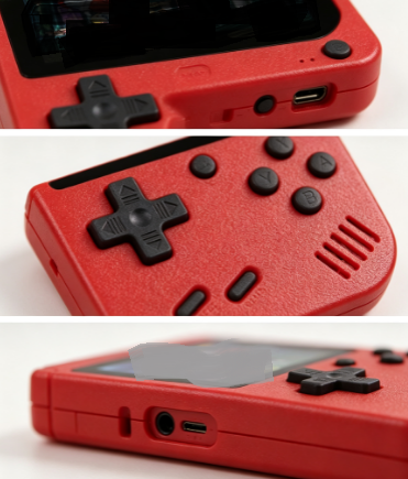 เครื่องเล่นเกมพกพา HTMCK สีแดง - Gaming Console For 10 Year Old บทวิจารณ์และราคา