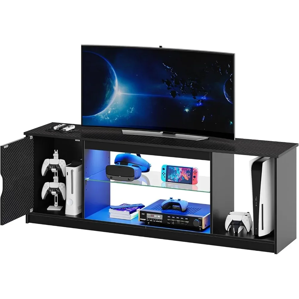 ตู้วางทีวี Bestier สำหรับ PS5, - Gaming Console Tv Stand บทวิจารณ์และราคา