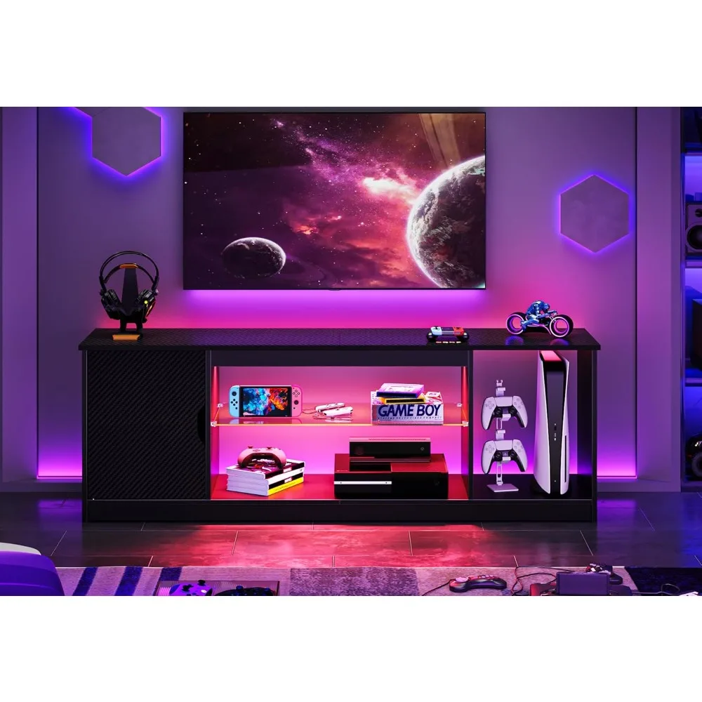 ตู้วางทีวี Bestier สำหรับ PS5, - Gaming Console Tv Stand บทวิจารณ์และราคา
