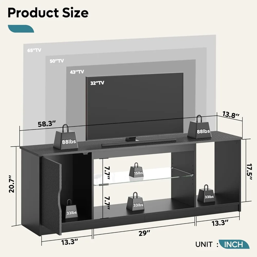 ตู้วางทีวี Bestier สำหรับ PS5, - Gaming Console Tv Stand บทวิจารณ์และราคา