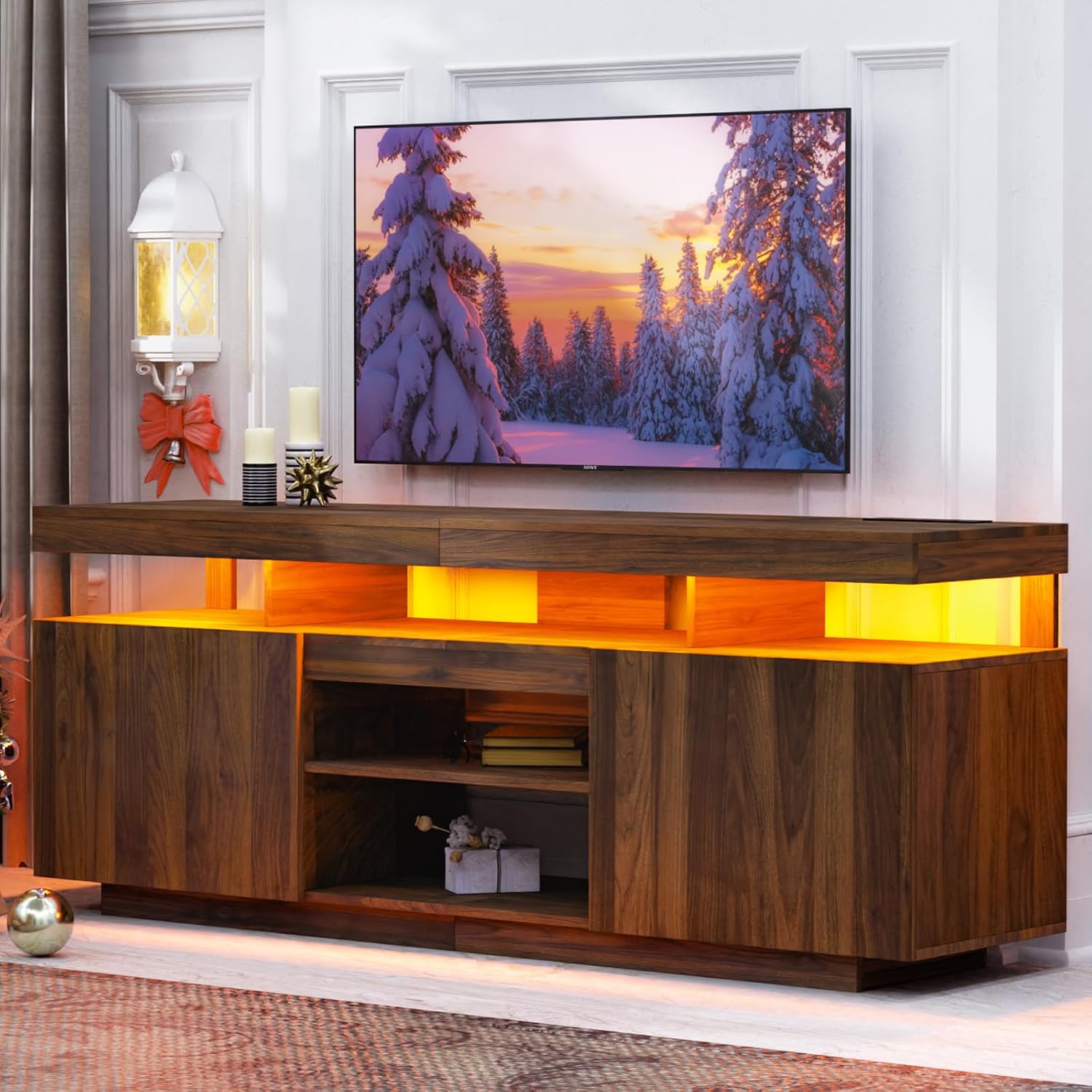 ขาตั้งทีวี LED พร้อมเต้าเสียบไ - Gaming Console Entertainment Center บทวิจารณ์และราคา
