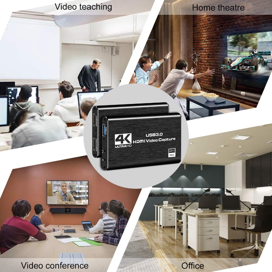 การ์ดบันทึกวิดีโอ 4K USB 3.0 ร - Gaming Console With Phone บทวิจารณ์และราคา