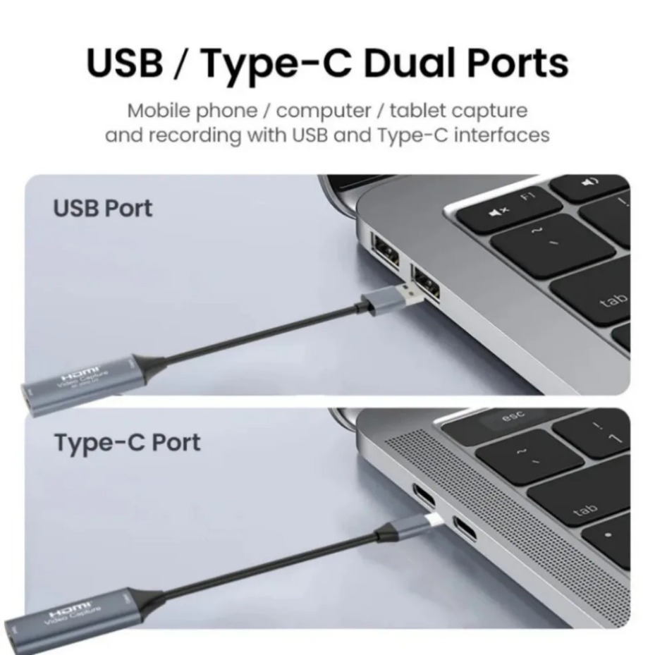 การ์ดจับภาพวิดีโอ USB-C 2.0/3. - Pad Gaming Console บทวิจารณ์และราคา