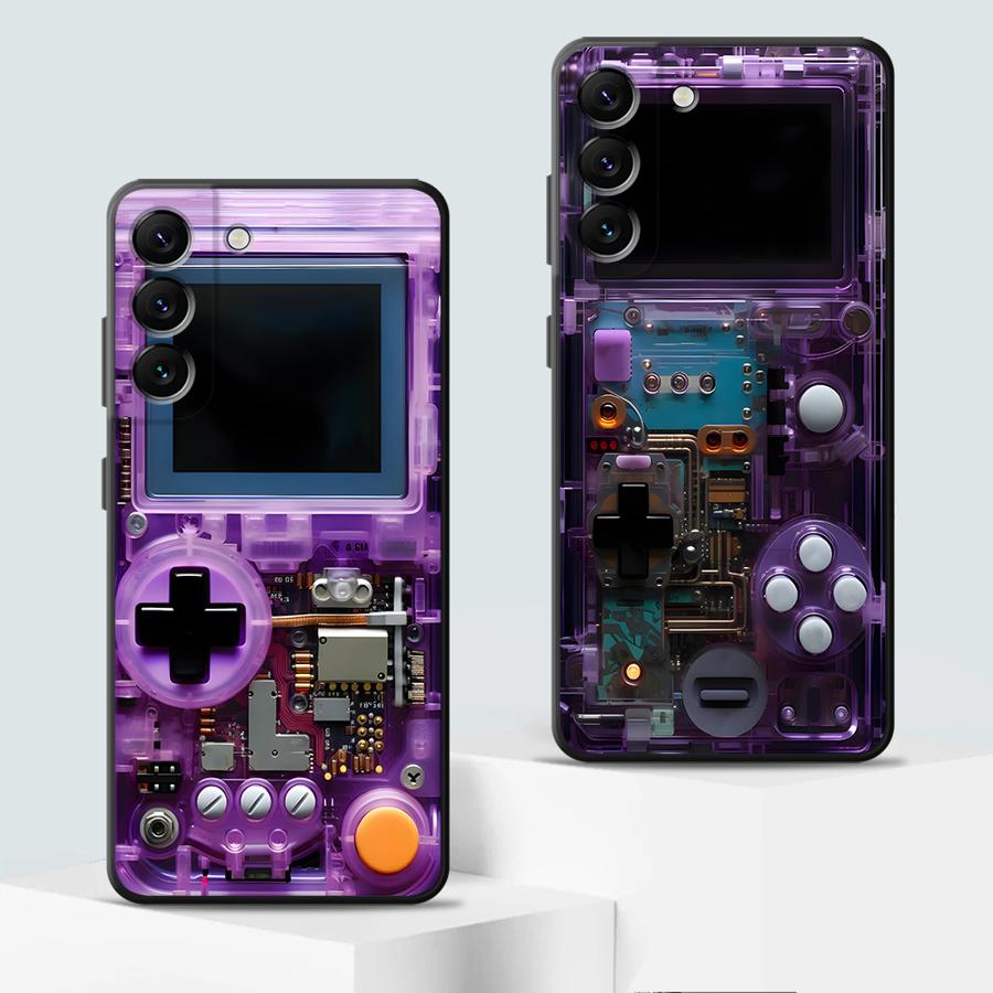เคสโทรศัพท์มือถือลายเกมส์สีม่ว - Gaming Console With Phone บทวิจารณ์และราคา