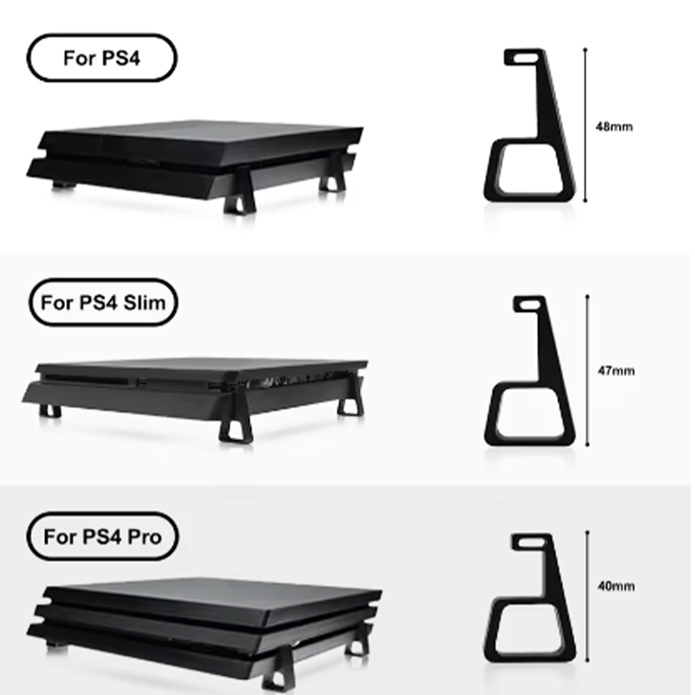 1 ชุดสําหรับ PS4 Slim Pro ขาตั - Gaming Console Tv Stand บทวิจารณ์และราคา