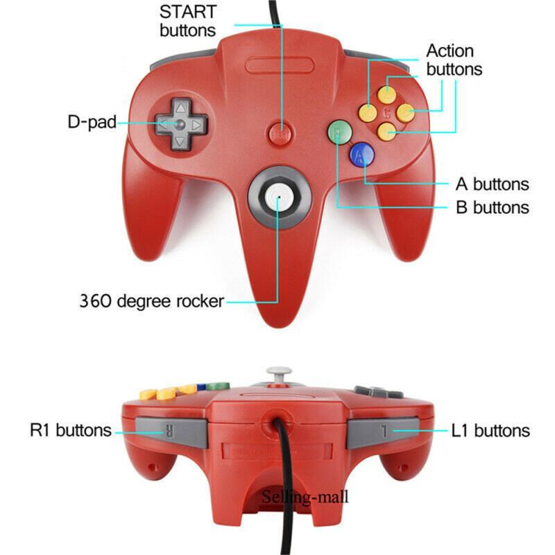 N64 Controller คลาสสิก USB แบบ - Gaming Console Windows บทวิจารณ์และราคา